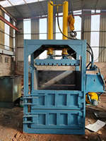 Presse à balles hydraulique manuelle pour déchets plastiques et carton