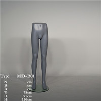 Herren-Unterkörper-Schaufensterpuppe, kratzfester Fiberglas-Ständer, Torso für Hosen, europäischer Stil, stehende Pose, Bekleidungsdisplay