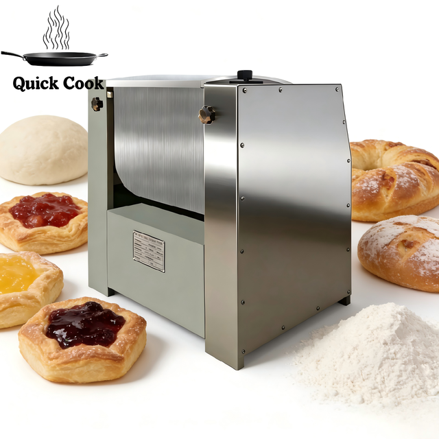 15kg Horizontal Dough Mixer 220v Commercial Flour Mixer Stirring Mixer Pasta Bread Dough Kneading Machine