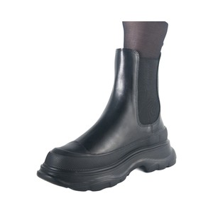 Sepatu Bot Motor Wanita Putih Murni Modis untuk Luar Ruangan dengan Sol Tebal dan Anti Selip yang Ditingkatkan, Model Pendek - Product Image 2