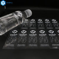 Autocollant Personnalisé en Vinyle Blanc avec Logo, Étiquette Transparente Étanche en PVC pour Emballage, Code-Barres, Bouteille de Jus de Fruits et Bocaux en Verre