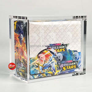 SHP personnalisé acrylique 1999-2000 <span class=keywords><strong>Pokemon</strong></span> Jungle <span class=keywords><strong>Booster</strong></span> Box édition belge anglais carte protecteur dalles vitrine Style moderne - Product Image 4