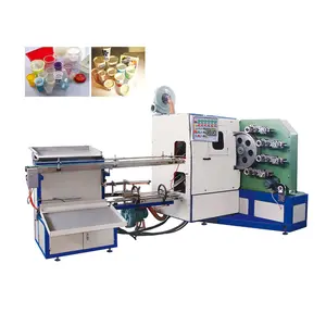 Four colour offset screen printing machine price, Plastic pet cup full auto cup dry offset printing machine