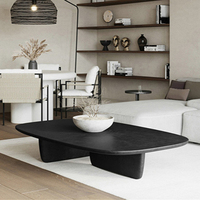 Table élévatrice en acrylique pour le salon et la chaise Petite table basse éthiopienne en marbre noir nacre