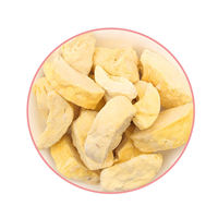 Chips de durian lyophilisées Monthong thaïlandais 100 % naturelles de qualité supérieure, collation de fruits saine sans sucre ajouté, durian FD