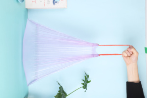 Bolsa de basura con cordón de 4 galones, limpieza de oficina, bolsas de basura con cordón de plástico fuerte y antiexplosión, revestimientos de cubo de basura - Product Image 6