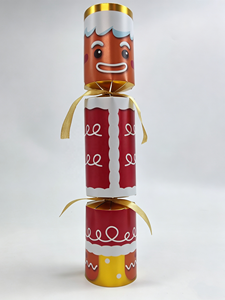 Cracker Natalizi a Forma di Omino di Pan di Zenzero <span class=keywords><strong>Rosso</strong></span> e Verde da 12 Pollici - Product Image 3