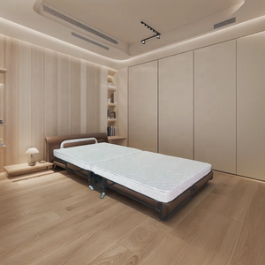 <span class=keywords><strong>Lit</strong></span> pliant en métal pliable supplémentaire <span class=keywords><strong>pour</strong></span> invités avec rangement en revêtement en poudre <span class=keywords><strong>pour</strong></span> appartement, villa et hôtel - Product Image 3