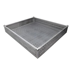 Gıda sınıfı paslanmaz çelik delikli dezenfeksiyon tepsisi - Product Image 1