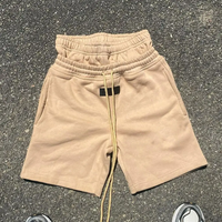 Short de survêtement à cordon de serrage haut Streetwear décontracté coton polaire Double taille Shorts hommes Jogging course Short de survêtement hommes
