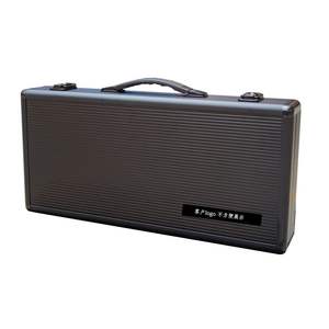 Maletas de aleación de aluminio negras personalizadas Estuches de almacenamiento portátiles Material EVA Equipo de exhibición Estuches para <span class=keywords><strong>herramientas</strong></span> Procesamiento personalizado - Product Image 2