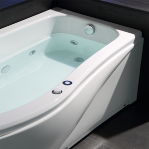 Baignoire Spa Acrylique Rectangulaire <span class=keywords><strong>en</strong></span> Forme de <span class=keywords><strong>Bateau</strong></span> pour Adultes, Hydromassage Écologique, Autoportante avec Vidange, Multicolore, Portable pour Hôtels - Product Image 3