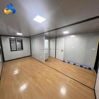 Maison préfabriquée standard australienne 20 pieds 40 pieds, maison mobile 2 3 4 5 chambres, maison modulaire extensible en conteneur