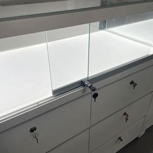 Vitrine de présentation de montres et de bijoux en acier inoxydable doré moderne, fabrication SUNDO, vente en gros, logo personnalisé pour boutique - Product Image 6