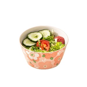 Ceramic Rice Bowl Floral Design Thickened Heat Resistant Home Use Set For Salads Desserts - Product Image 5