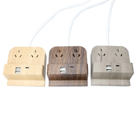 Multiprise avec support pour téléphone, protection contre les surtensions, rallonge, 10A, 2 prises AC, 2 USB-A, 1 USB-C, SAA