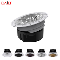 Cadre en aluminium ultra-fin sans cadre certifié CE 15 °   24 °   36 °   50 °   Spot encastré à intensité variable pour salon, bureau, couloir, projecteur LED