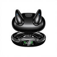 Écouteurs sportifs à clip non-conducteurs osseux les plus vendus, faible latence, étanches IPX5, commande vocale, chargement Type-C 5.3, confidentialité garantie