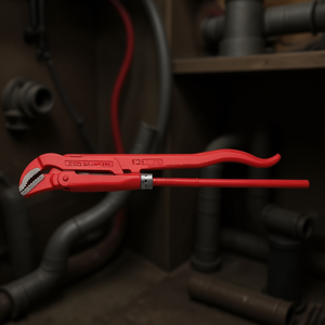 Clé à molette réglable 311 N rouge 12 pouces pour travaux de plomberie et mécanique - Product Image 3
