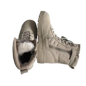 Botas de Combate Ligeras para Invierno HB09, Color Beige Desierto, con Forro Polar y Suela de Goma - Product Image 5
