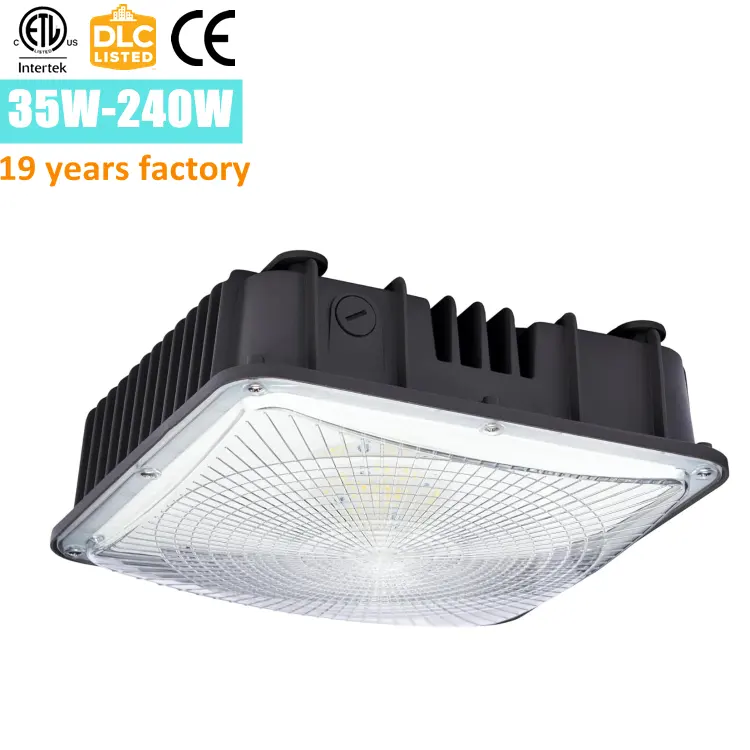 outdoor petrol station canopy light Agent wanted ETL cetl dlc 5.1 SAA CE CB CCT selectable 100w 13500lm led canopy light