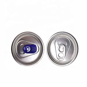 slim can aluminum 25cl empty Pull-Ring shape easy open lid Aluminum Can Cover For Drink Can 200 SOT CDL 202