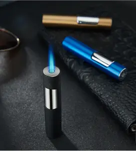 DEBANG portable custom colored electronic refillable butane lighter