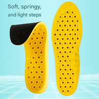 Semelles intérieures sportives en silicone conformes aux normes UE/US, 2 pièces, sensation moelleuse, haute élasticité, absorption des chocs, évacuation de la transpiration, confort anti-odeur