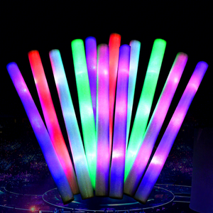 Bâtons lumineux en mousse LED multicolores en gros, clignotants, pour concerts, accessoires de cheerleading, bâtons lumineux pour les fêtes de remise des diplômes, Pâques, Noël - Product Image 1