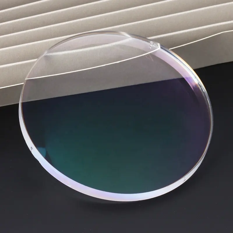 Cổ ống kính quang học 1.56 HMC sản xuất giá Ống kính thủy tinh và nhựa cảnh tượng ống kính cho cận thị