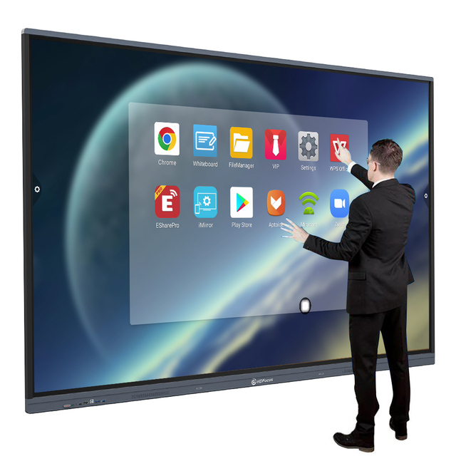 Large 98 100 110 Inch Interactive Flat Panel Display for Lecture Hall and Big Meeting Room Smart Board Interactive Whiteboard