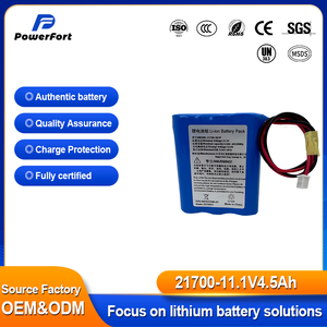 Литиевая аккумуляторная батарея Powerfort 21700 3S1P 11.1V 4.5Ah для портативного аудиооборудования. - Product Image 1