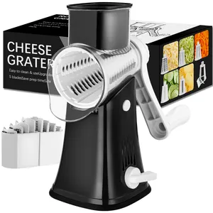 Multifunction Fruit Grater And Slicer Chopper Rotary Cheese Grater Stainless Steel Salad Grater Salad Cutter Potato Slicer