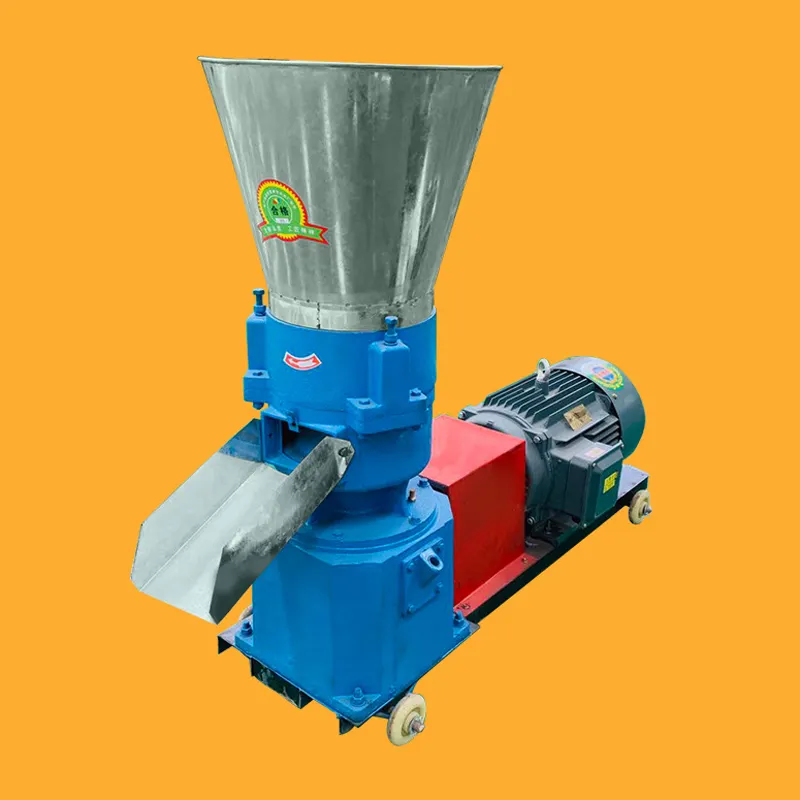 Small Home Use Poultry Feed Manufacturing Pellet Animal Feed Processing Machines Corn Straw Pelletizer