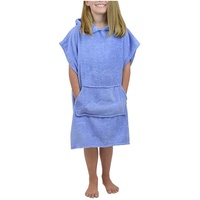 Poncho de plage à capuche, serviette de bain, robe de change, séchage rapide, pour la natation et le surf
