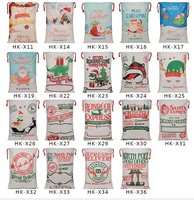 Sacs de Noël personnalisables 2026 – Nouveauté usine – Grands, petits, moyens – Nombreux motifs avec cordon de serrage