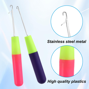 <b>Crochet</b> <b>Hook</b> for Wig Repair and Dreadlocks Hair Extension Wig Weaving Tool with Tongue for Needlework - Product Image 2