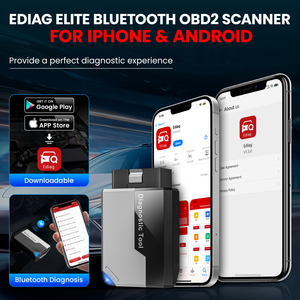 KINGBOLEN Ediag ELITE 12V ücretsiz güncelleme çift yönlü araba OBD2 tarama aracı 15 sıfırlama hizmetleri ile PK Topscan - Product Image 6
