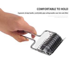 2024 Mới Độc Đáo Cấp Thực Phẩm Tiện Ích Nhà Bếp Nướng Công Cụ Thép Không Gỉ Của Nhãn Hiệu Mì Cắt Bột Mì Làm Công Cụ - Product Image 4