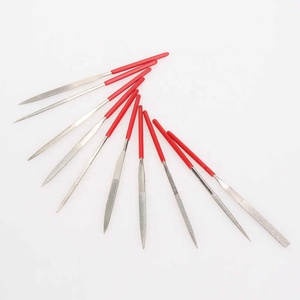 5/10pcs 140mm Kim Cương Nhỏ tập tin thiết lập công cụ tiện dụng cho hàng thủ công gốm - Product Image 2