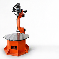 Machine de fraisage CNC robotisée KUKA KR210 R2700 7 axes avec broche ATC HITECO 12 kW, clé en main
