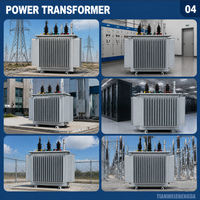 Transformador de Distribución Eléctrica Trifásico de 10kV 400V 400kVA, Sumergido en Aceite, 50Hz 60Hz, Refrigeración ONAN/ONAF