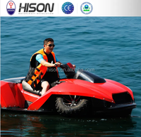 Bateau amphibie Quadski de nouveau style de Hison Jet Ski 4 temps avec matériau en fibre de verre Quad Jet