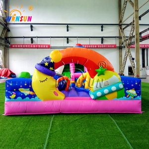 Château gonflable commercial Winsun de haute qualité en PVC, maison de saut, sans plomb, ignifuge, installation facile pour les fêtes - Product Image 1