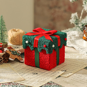 Coffret cadeau de Noël en velours luxueux pour dropshipping Shopify, avec ruban, pour bonbons, pommes, ou comme cadeau de fête. - Product Image 6
