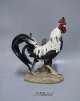 Penanam Ayam Resin Buatan Tangan Dekorasi Luar Ruangan Pot Bunga Polyresin Pot Bunga Kustom