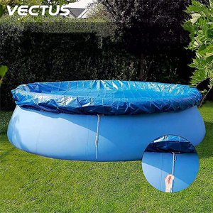 Couverture de <span class=keywords><strong>piscine</strong></span> gonflable ronde de 6 pieds (72 pouces) Vectus China Wholesale, facile à installer, en bâche PE durable, anti-poussière et imperméable. - Product Image 4