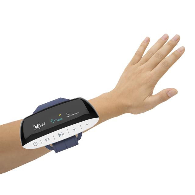 XFT Hand Rehabilitation Therapy Device EMG Wrist Drop Neurofeedback for 4.0 OLED Screen Adjustable Modes Cleanable