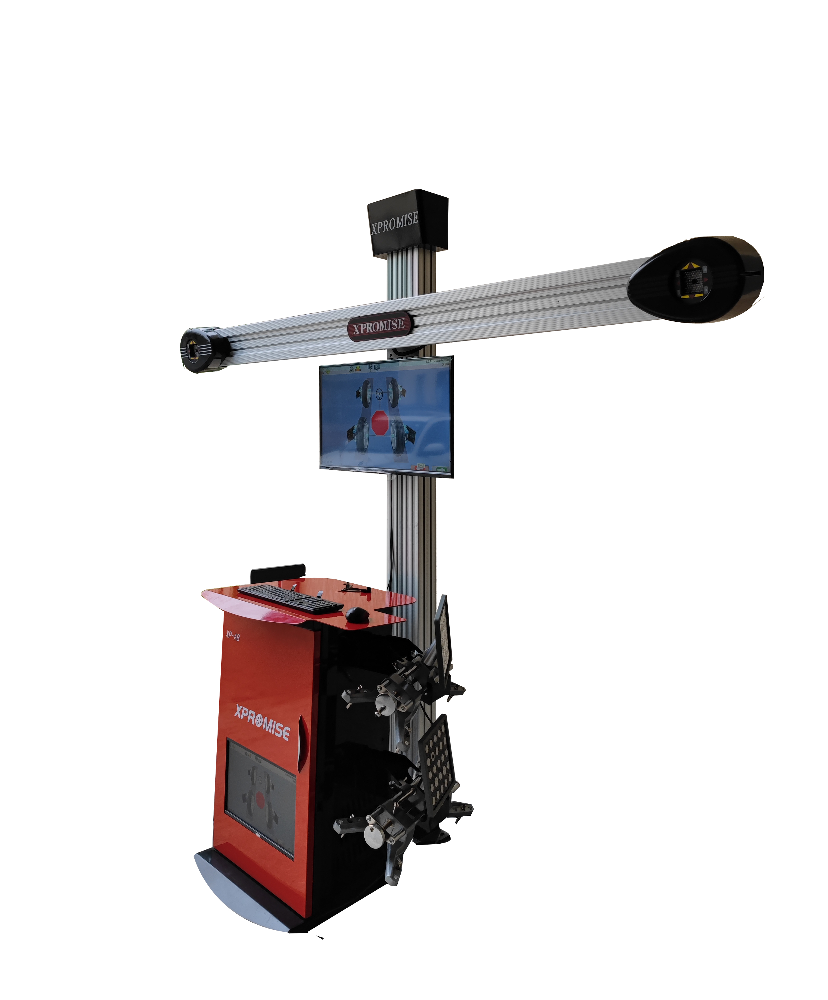 Высококачественное Многоязычное программное обеспечение, многомодельная 3d машина для выравнивания четырех колес для 3d выравнивания колес автомобиля