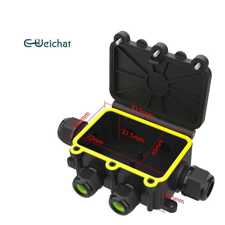 E-Weichat водонепроницаемый и устойчивый к коррозии высокотемпературный IP68 Водонепроницаемый провод батарея панель распределительная коробка